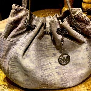 Elegant Gray Satchel Bag